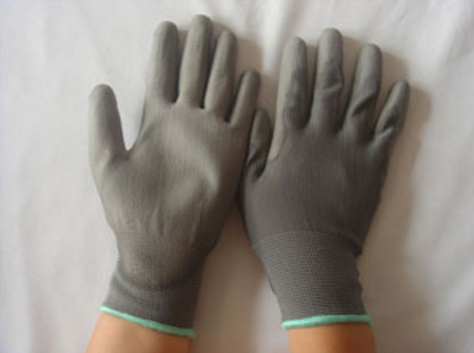 ถุงมือ Gray PU Palm Fit Gloves 20311