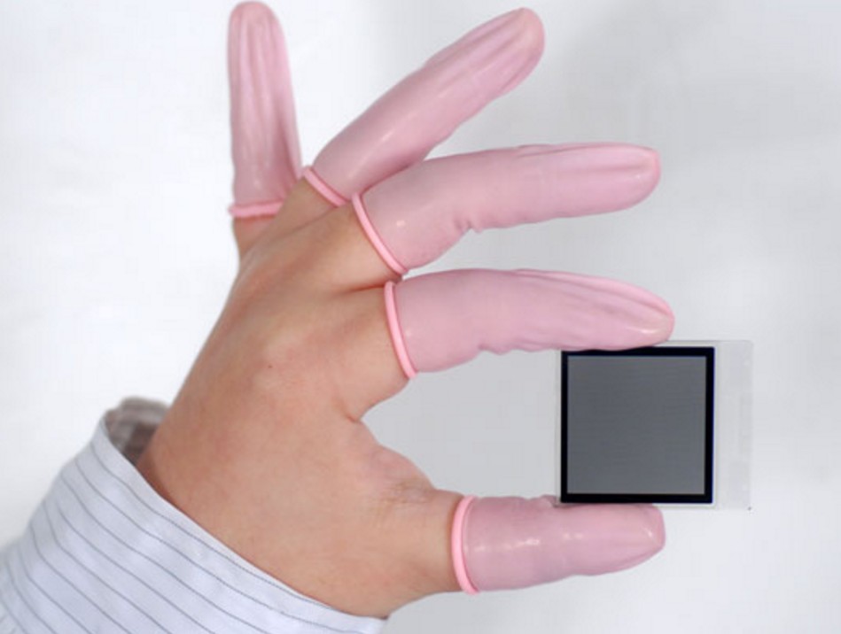ถุงมือ ESD & Cleanroom Gloves 2041 FingerCot    Skid-Pink Cot