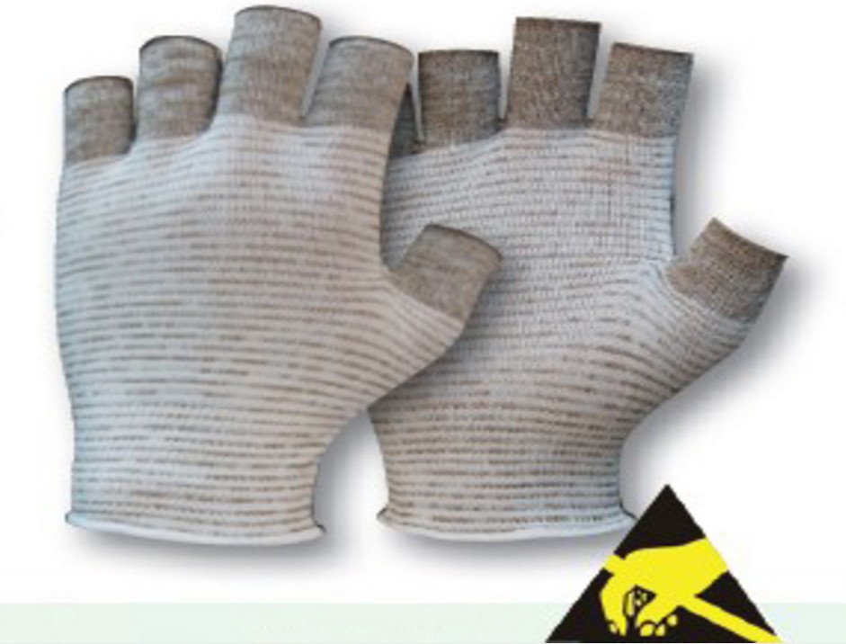 ถุงมือ ESD Half Finger Gloves 20386