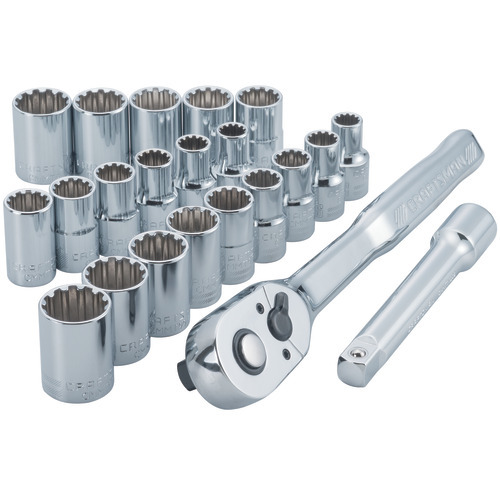 22 PC. 1/2-IN. 6 POINT UNIVERSAL SOCKET SET