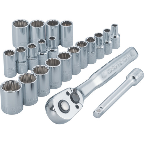 22 PC. 1/4-IN. 6 POINT UNIVERSAL SOCKET SET