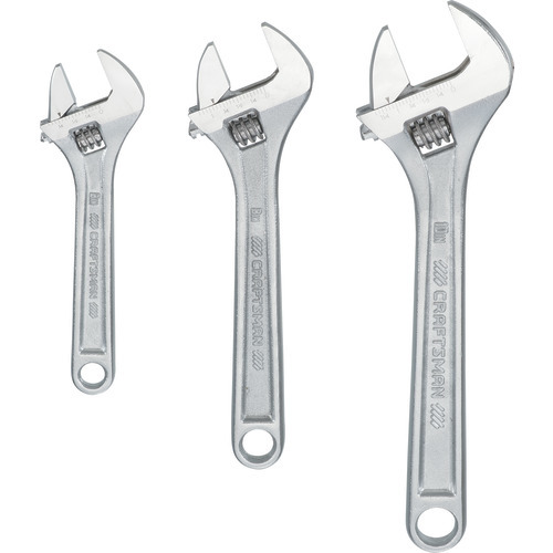 3 PC. ALL STEEL WRENCH SET