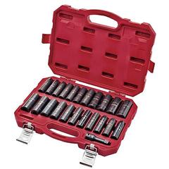23 PC. 1/2-IN. 6 POINT IMPACT DEEP SOCKET ACCESSORY SET