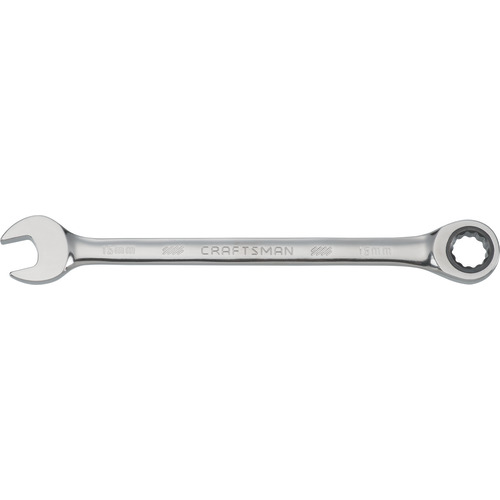 15MM 72 TOOTH 12 POINT METRIC RATCHETING WRENCH